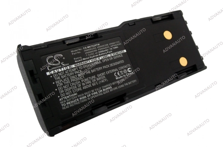 Аккумулятор Motorola CP250, CP450, CP450LS, GP300, GP308, GP600, GP88, GP88S, GT-2050, GTX LTR Portable, GTX Privacy Plus Portable, 2500 mAh, CS фото 2
