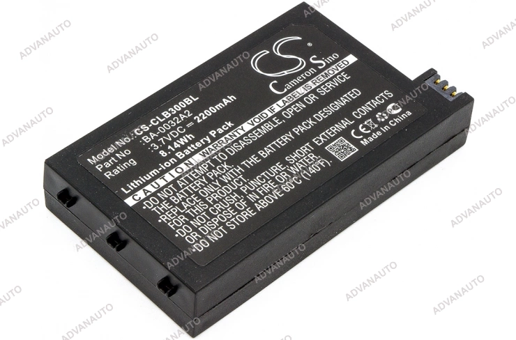 Аккумулятор ТСД CipherLab 9200, A929CFNLNN1U1, CP30, CP30-L, 2200 mAh, CS фото 1