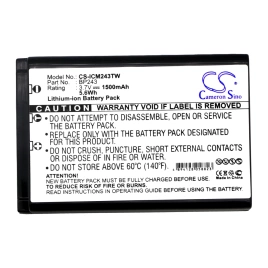 Аккумулятор Icom IC-E7, IC-P7, IC-P7A, 1500 mAh, CS