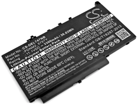 Аккумулятор Dell, Latitude E7470, Latitude E7270, Latitude 12 E7470, 3300 мАч, CS