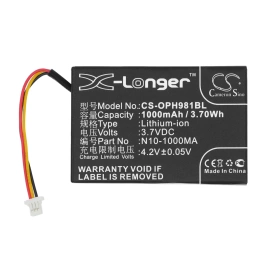 Аккумулятор сканера Opticon OPL-9714, OPL-9715, OPL-9725, OPL-9727, OPL-9815, PHL-1300, 1000 mAh, CS