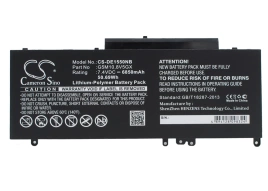Аккумулятор Dell, Latitude E5550, Latitude 15 5000, Latitude E5550 15.6", 6850 мАч, CS