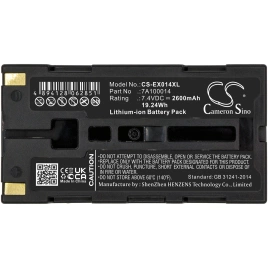Аккумулятор Datamax ONeil Andes 3, Apex 2, 2i, 3i, 4, 4i, 2600 mAh, CS