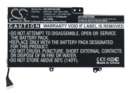 Аккумулятор HP, Pavilion X360, Pavilion X360 13-A010DX, TPN-Q146, 3750 мАч, CS