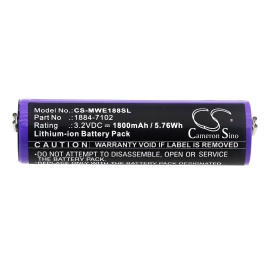 Аккумулятор Moser 1884 Li+Pro, Ermila 1884, Ermila 1885, Ermila 1885 Motion, Wahl Ermila 1884, Wahl Ermila 1885, Wahl 1884 Li+Pro, 1800mAh, CS