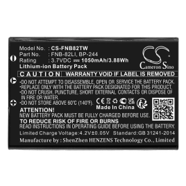Аккумулятор YAESU YAESU VR-160, VX1, VX2, VX2E, VX2R, VX3 / Baofeng UV-100, UV-200, UV-3R, 1050 mAh, CS