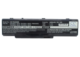 Аккумулятор Toshiba, Dynabook AX/2, Satellite A60-SP159, Satellite A65 Series, 4400 мАч, CS