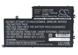 Аккумулятор Dell, Inspiron 15, Inspiron 15 5000, Inspiron 15-5547, 3870 мАч, CS