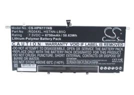 Аккумулятор HP, Spectre 13-3000, Spectre 13t-3000, TPN-F111, 6750 мАч, CS