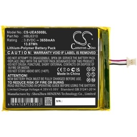 Аккумулятор Urovo i6310, i6310B, i6310C, i6310i, i6310M7 / Unitech EA500, EA502, EA506, EA508, 4000 mAh, CS