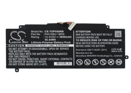 Аккумулятор Toshiba, Satellite P55W-B, Satellite P55W-B5224, Satellite P55W-B5318D, 3850 мАч, CS