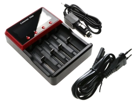 Зарядное устройство Battery Charger | 18650, 18650, 26650, 18490, Cameron Sino, 145,00 × 103,45 × 39,50 мм