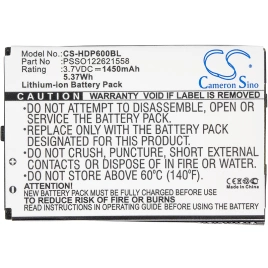 Аккумулятор ТСД Honeywell HHP Dolphin 6000, 6000LU1, 1450 mAh, CS
