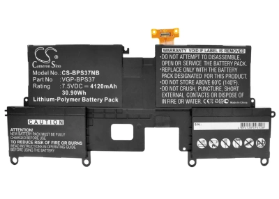 Аккумулятор Sony, VAIO Pro 11, SVP1121ZPWR, SVP11217PW/B, 4120 мАч, CS фото 2