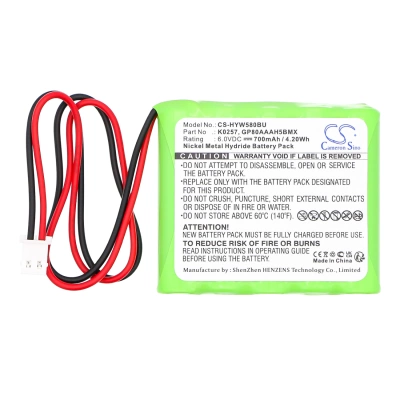 Аккумулятор Honeywell, 5800RP Wireless, 5800RP Wireless Repeater, 55111-05, 700 мАч, CS фото 6