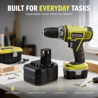 Аккумулятор Ryobi, CDD144V22, CDDI14022NF, LCD14022, 4000 мАч, CS фото 6