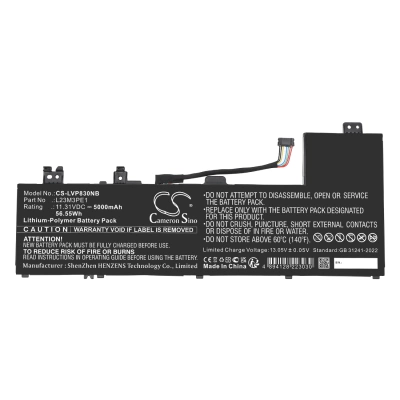 Аккумулятор Lenovo, 83DR0000SB, 83DR0002US, 83DR0003JP, 5000 мАч, CS фото 4