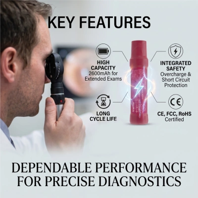 Аккумулятор Keeler, EE470009, Ophthalmoscope Slim Line, 2600 мАч, CS фото 4