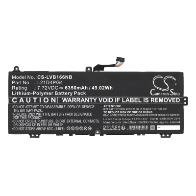 Аккумулятор Lenovo, ThinkBook 16 G6 IRL-21KH006HUA, 6350 мАч, CS фото 4