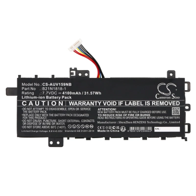 Аккумулятор Asus, VivoBook 15 X509UJ, VivoBook 15 X509MA, VivoBook 14 X409FB, 4100 мАч, 195,70 × 84,00 × 7,80 мм, CS фото 5