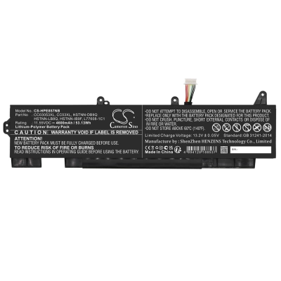 Аккумулятор HP, ZBook Firefly 15 G8 381M8Pa, ZBook Firefly 15 G7 21P37PA, EliteBook 850 G7, 4600 мАч, CS фото 4