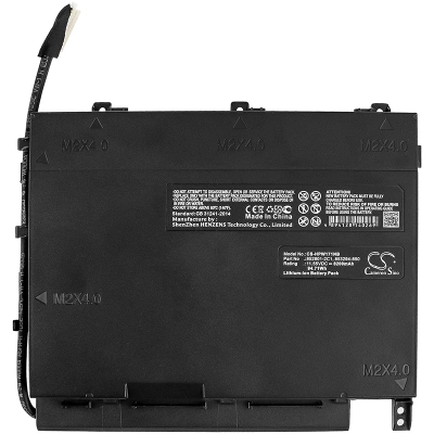Аккумулятор HP, Omen 17-W100NC, Omen 17-W100NF, Omen 17-W100NG, 8200 мАч, CS фото 2