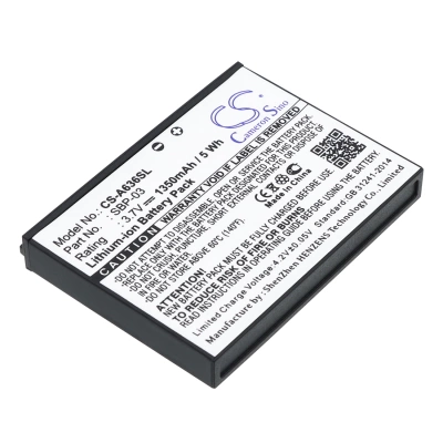 Аккумулятор Asus, Mypal A630, Mypal A632, Mypal A632N, 1350 мАч, CS фото 1