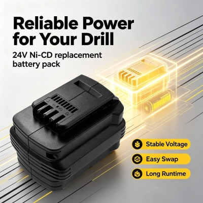 Аккумулятор DeWalt, DC222KA, DC222KB, DC223KA, 3000 мАч, CS фото 4