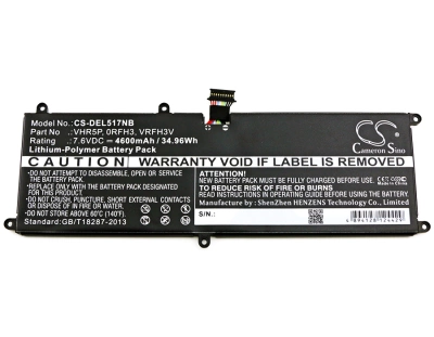 Аккумулятор Dell, Latitude 11 5175, Latitude 11 5179, Latitude 11 5175 Tablet, 4600 мАч, CS фото 4