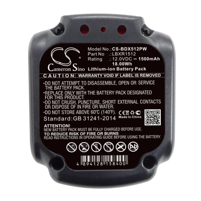 Аккумулятор Black & Decker, BDCDD12, BDCD112, BDCDD12KB, 1500 мАч, CS фото 2