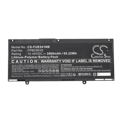 Аккумулятор Fujitsu, LIFEBOOK E5413, LIFEBOOK U7312, LIFEBOOK U7312/K, 3900 мАч, CS фото 2
