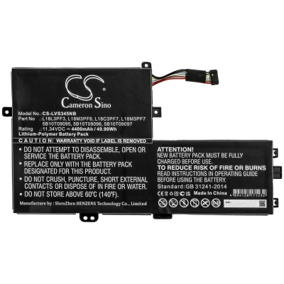 Аккумулятор Lenovo, IdeaPad S340-15IIL(81WW), ideapad C340-15IWL 81N5001LAU, ideapad S340-15IIL 81VW002UAU, 4400 мАч, CS фото 4