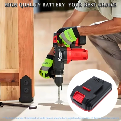 Аккумулятор Bauer, 20V Brushless Cordless, 20V Brushless Cordless 1/2 in. Drill/Driver, 20V Cordless 5 in. Random Orb, 2000 мАч, CS фото 5