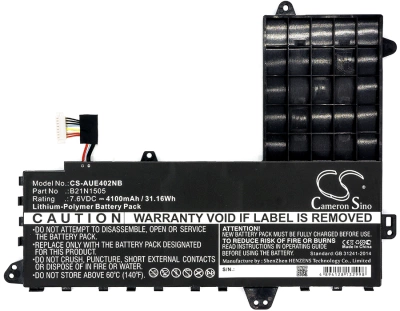 Аккумулятор Asus, E402S, E402SA, E502S, 4100 мАч, CS фото 4