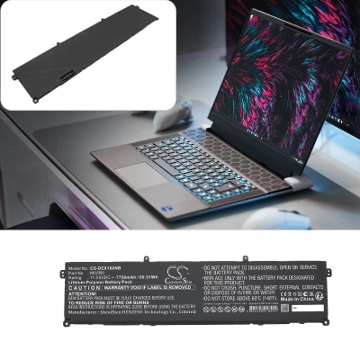Аккумулятор Dell, Alienware X16, Alienware X16 R1, 7750 мАч, CS фото 5