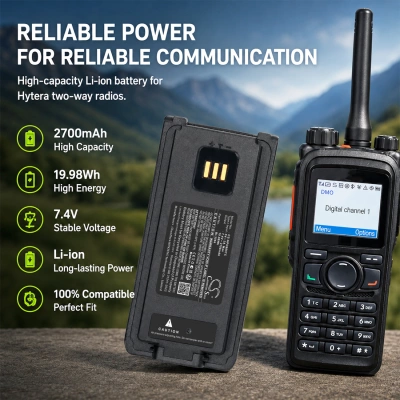 Аккумулятор Hytera, PD980, PD985, PD985B, 2700 мАч, CS фото 8