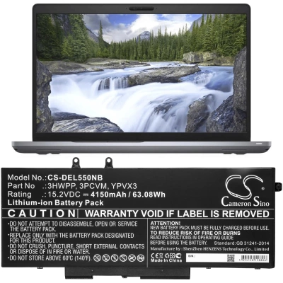Аккумулятор Dell, Latitude 14 5410, Latitude 14 5410 2X9Y9, Latitude 14 5410 3TKJ6, 4150 мАч, CS фото 5