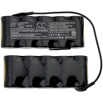 Аккумулятор Black&Decker, Z-PD1200, PD1200 H1, Flexi PD1080 H2, 2000 мАч, CS фото 3