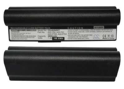 Аккумулятор Asus, Eee PC 701, Eee PC 701C, Eee PC 800, 6600 мАч, 140,00 × 38,00 × 40,00 мм, CS фото 4