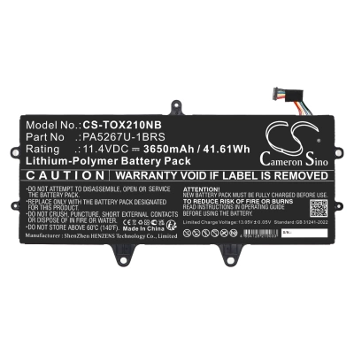 Аккумулятор Toshiba, Portege X20W, Portege X20W-D, Portege X20W-D-10E, 3650 мАч, CS фото 4