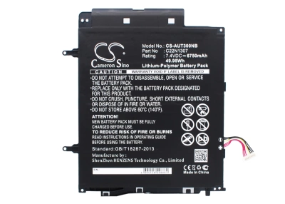 Аккумулятор Asus, Transformer Book T300, Transformer Book T300L, Transformer Book T300LA, 6750 мАч, CS фото 1