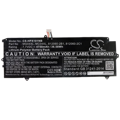 Аккумулятор HP, Elite x2 1012 G1-Y0F40UP, Elite x2 1012 G1-Z9M72PC, Elite x2 1012 G1-V5B96US, 4750 мАч, CS фото 3