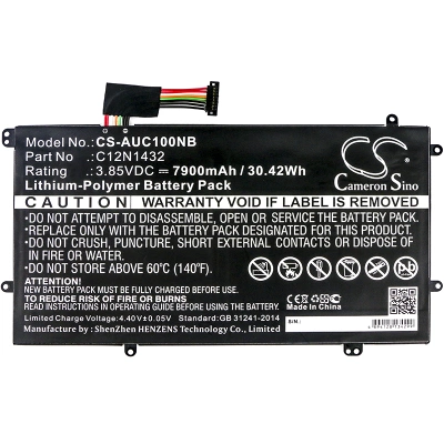 Аккумулятор Asus, Chromebook Flip C100, C100PA, C100PA-DB02, 7900 мАч, CS фото 3
