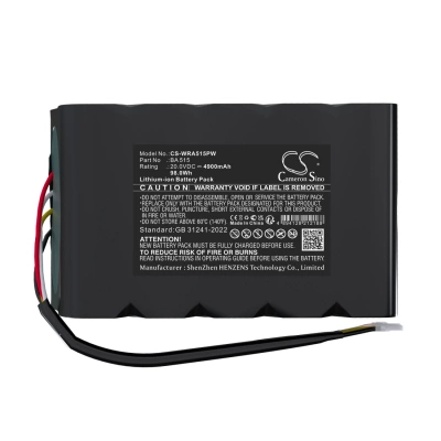 Аккумулятор Mowox, RM 1000 WIU-SN, Silaro Robotic, RM 500 WiU-SN, 4900 мАч, CS фото 4