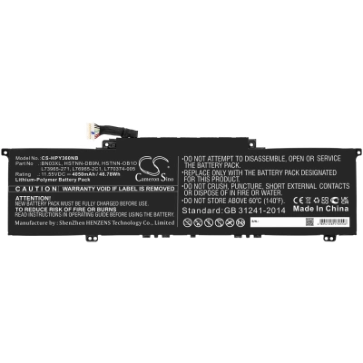 Аккумулятор HP, Envy X360 15T-ED000, Envy X360 13-ay0360ng, Envy X360 13-ay0007ca, 4050 мАч, CS фото 3