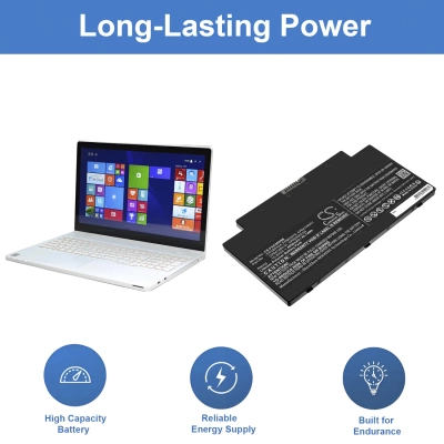 Аккумулятор Fujitsu, Lifebook AH77/M, Lifebook AH77/S, LifeBook A556, 4050 мАч, CS фото 2