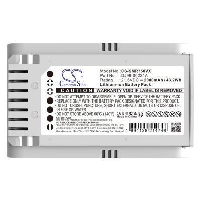 Аккумулятор Samsung, DJ96-00227A, Jet 70, Jet 70 Easym VS15T7033R4/SH, 2000 мАч, CS фото 4