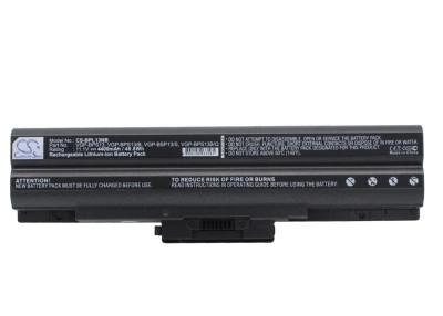 Аккумулятор Sony, VAIO VGN-AW230J/H, VAIO VGN-AW235J/B, VAIO VGN-AW290JFQ, 4400 мАч, CS фото 1