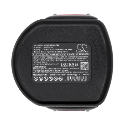 Аккумулятор Bosch, GSR 9.6-1, GSR 9.6-2, GSR 9.6V, 1500 мАч, CS фото 2