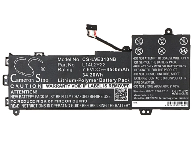 Аккумулятор Lenovo, E31, E31-70, E31-70-80KX0007GE, 4500 мАч, CS фото 3